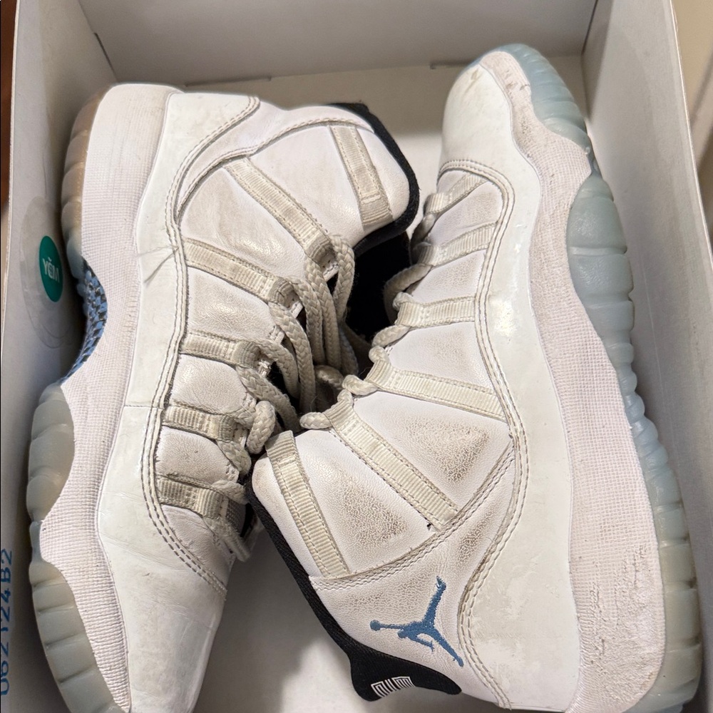 Jordan Kids Sneakers White and Blue